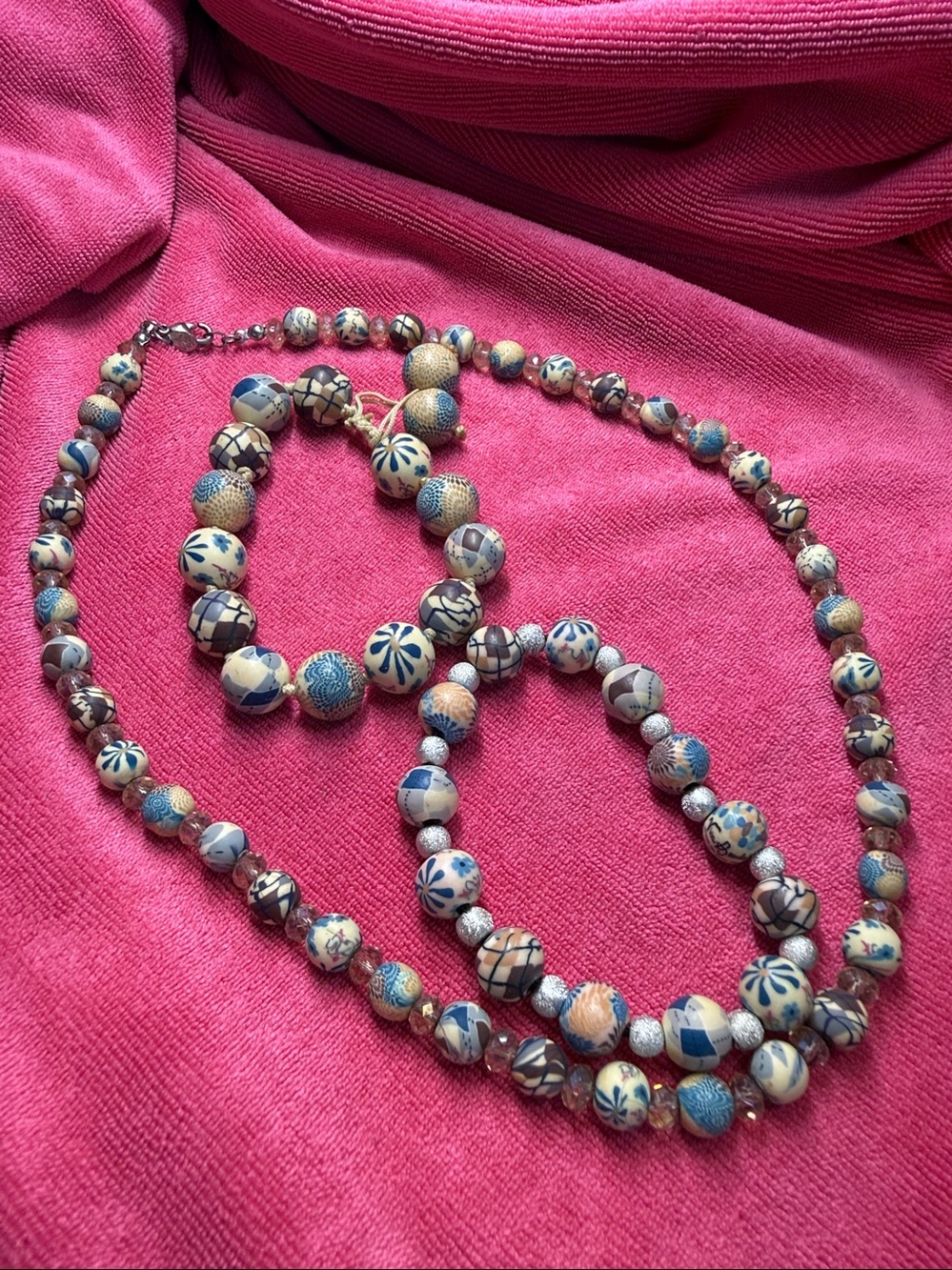 Viva Bead Beaded Necklace & Bracelet Set